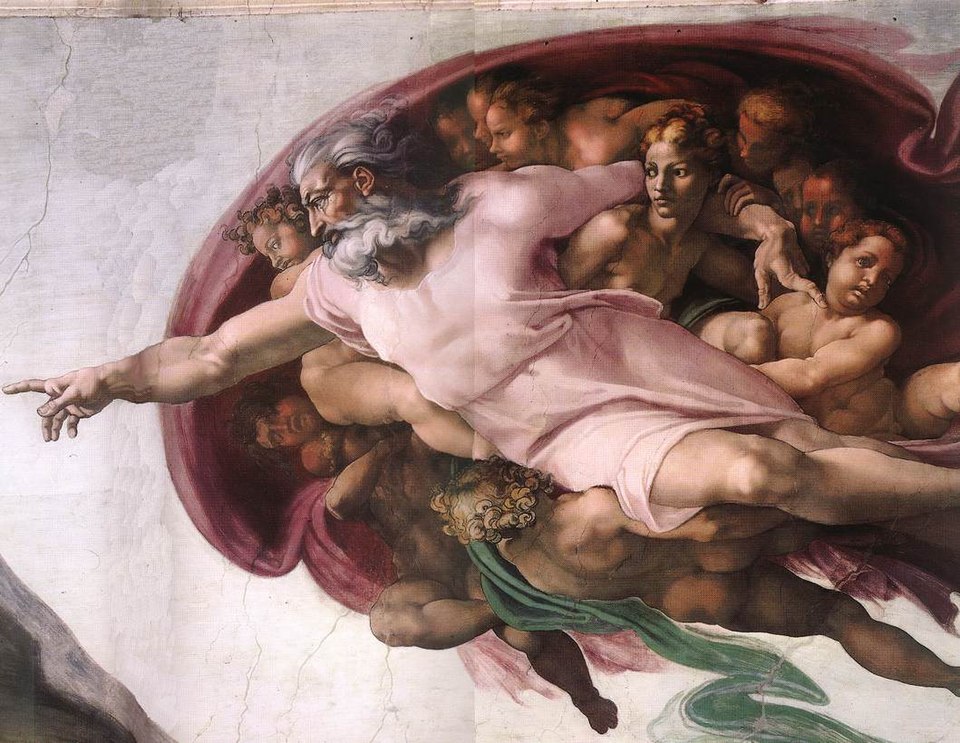 La Création d'Adam de Michel-Ange, Chapelle Sixtine