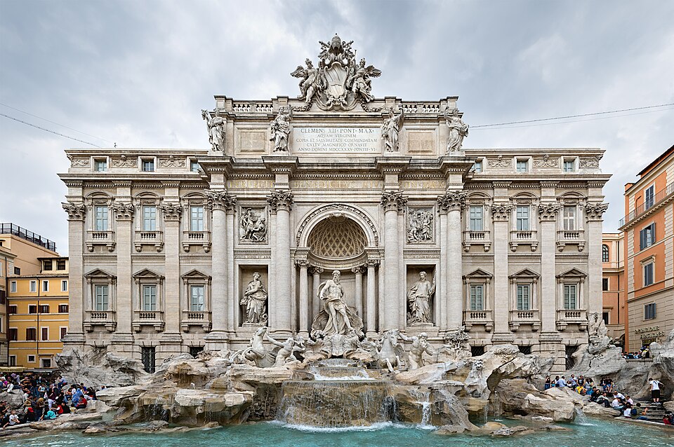 La Fontaine de Trevi à Rome, chef-d'œuvre baroque